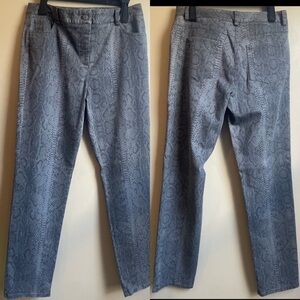 Elliot Lauren Snakeskin Stretchy Jeans size 8